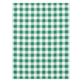 Classic Green Gingham Seamless Pattern テーブルクロス (正面)
