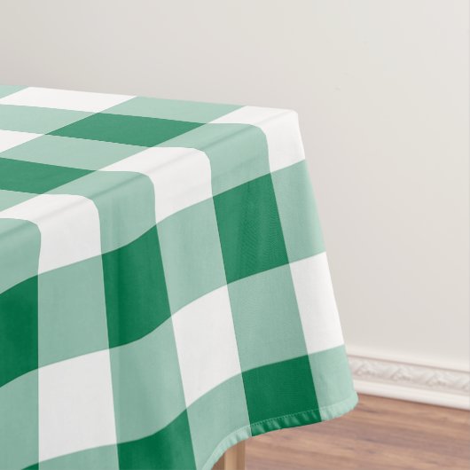 Classic Green Gingham Seamless Pattern テーブルクロス (インサイチュ)