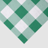 Classic Green Gingham Seamless Pattern 薄葉紙 (詳細)
