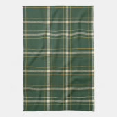 Classic Green Plaid Christmas キッチンタオル (縦)