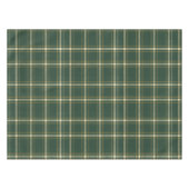 Classic Green Plaid Christmas テーブルクロス (正面(横))