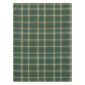 Classic Green Plaid Christmas テーブルクロス (正面)