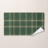 Classic Green Plaid Christmas バスタオルセット (ハンドタオル)
