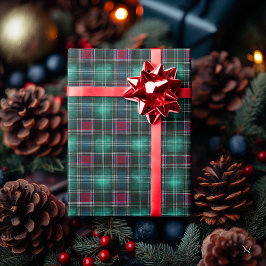 Classic Green Tartan Plaid Wrapping Paper ラッピングペーパー