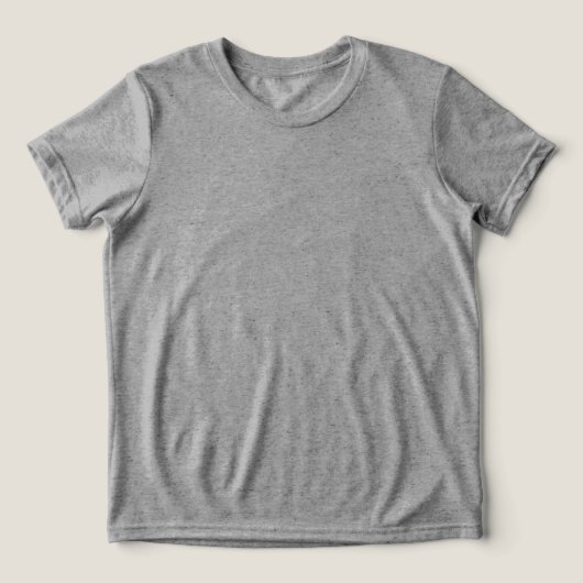 Classic Grey Basic T-Shirt – Comfortable Everyday  トライブレンドＴシャツ (デザイン正面)
