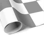 Classic grey checkerboard ラッピングペーパー (ロールコーナー)