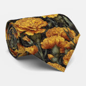 Classic Groomsman Gift Carnation Floral ネクタイ (ロール)