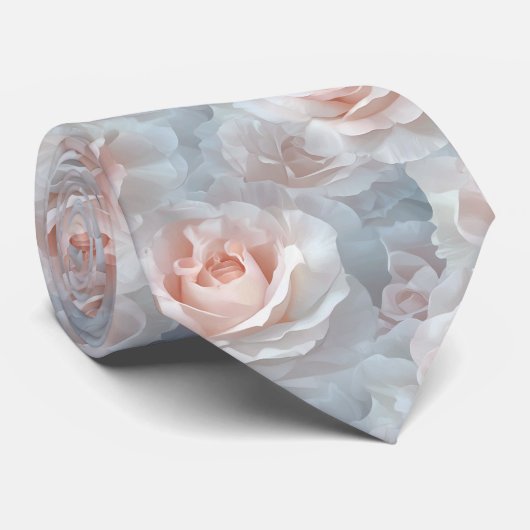 Classic Groomsman Gift Rose Flower ネクタイ (ロール)