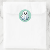 Classic Halloween Ghost Stickers ラウンドシール (バッグ)