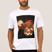 Classic Halloween Jack-O-Lantern Creepy House Tシャツ (正面)