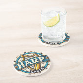 Classic Harp Lager Beer Logo Round コースター (側面)