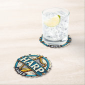 Classic Harp Lager Beer Logo Round ペーパーコースター (インサイチュ)