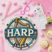 Classic Harp Lager Beer Logo Round ペーパープレート (パーティー)