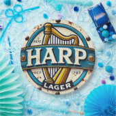 Classic Harp Lager Beer Logo Round ペーパープレート (パーティー)