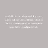 Classic Heart Bridesmaid Gift トートバッグ