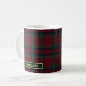 Classic Heritage Tartan Christmas Mug コーヒーマグカップ (正面左)