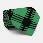 Classic Holiday Green Checkered Pattern  ネクタイ (ロール)