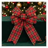 Classic Holiday Plaid サテンリボン