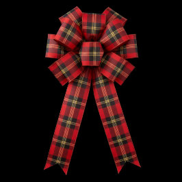 Classic Holiday Plaid サテンリボン