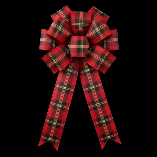Classic Holiday Plaid サテンリボン