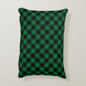 Classic Holiday Plaid – Cozy Christmas Pillow  アクセントクッション (裏面(縦))