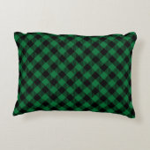Classic Holiday Plaid – Cozy Christmas Pillow  アクセントクッション (裏面)
