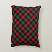 Classic Holiday Plaid – Cozy Christmas Pillow  アクセントクッション (裏面(縦))