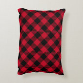 Classic Holiday Plaid – Cozy Christmas Pillow  アクセントクッション (裏面(縦))