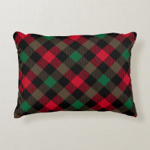 Classic Holiday Plaid – Cozy Christmas Pillow 
