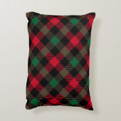 Classic Holiday Plaid – Cozy Christmas Pillow アクセントクッション (裏面(縦))