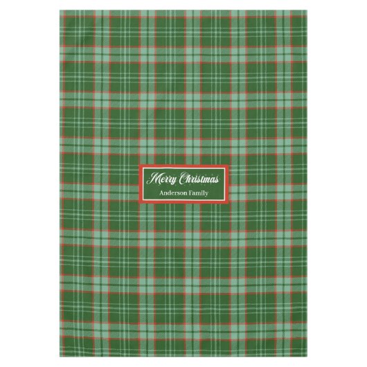 Classic Holiday Tablecloth Personalized Gift Touch テーブルクロス (正面)