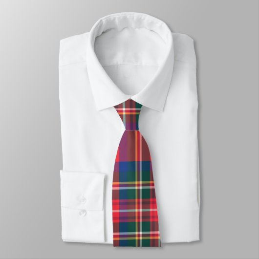 Classic Holiday Tartan Plaid Festive Christmas ネクタイ (タイ)