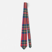 Classic Holiday Tartan Plaid Festive Christmas ネクタイ (正面)