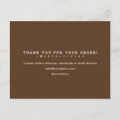 Classic Homemade Bakery Bread Care Instructions サンキューカード (裏面)