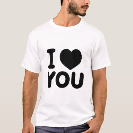 Classic "I Love You" Heart Tシャツ