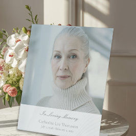 Classic In Loving Memory Funeral Pedestal Sign 台座サイン