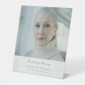 Classic In Loving Memory Funeral Pedestal Sign 台座サイン (正面)