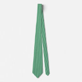Classic Jade Green Glitter Style Vertical Stripes ネクタイ (正面)