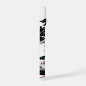 Classic Japanese Rising Sun Art Painting White JDM iPhone 15ケース (右側面)