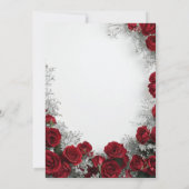 Classic Kentucky Derby Party Invitation Red Roses  招待状 (裏面)