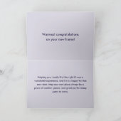 Classic Key Closing Day Purple Real Estate Agent カード (内部)