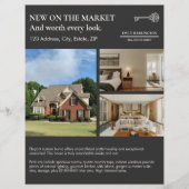 Classic Key Listing Neutral Real Estate Agent チラシ (正面)