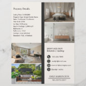 Classic Key Listing Neutral Real Estate Agent チラシ (裏面)