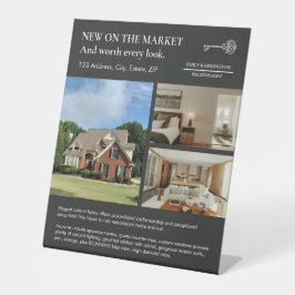 Classic Key Listing Neutral Real Estate Agent 台座サイン