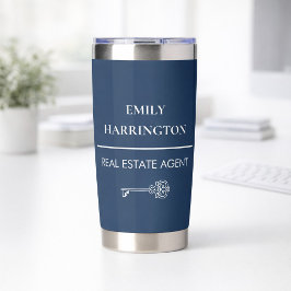 Classic Key Navy Real Estate Agent 保温保冷タンブラー