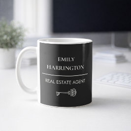Classic Key Neutral Real Estate Agent コーヒーマグカップ