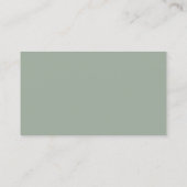 Classic Lace Border Wedding Website Enclosure Card エンクロージャーカード (裏面)