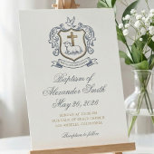 Classic Lamb of God Baptism Announcement 招待状