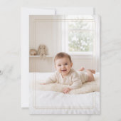 Classic Lamb of God Baptism Announcement 招待状 (裏面)