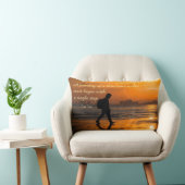 Classic Lao Tzu Journey Quote ランバークッション (椅子)